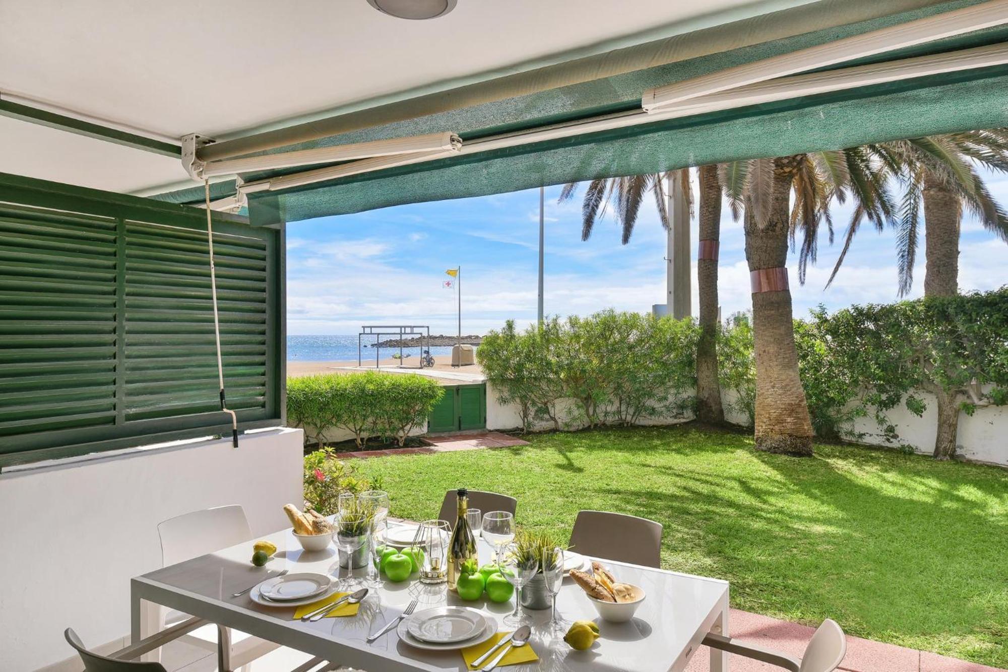 Beachfront Apartment Las Burras Mra 02 Сан-Августин Экстерьер фото